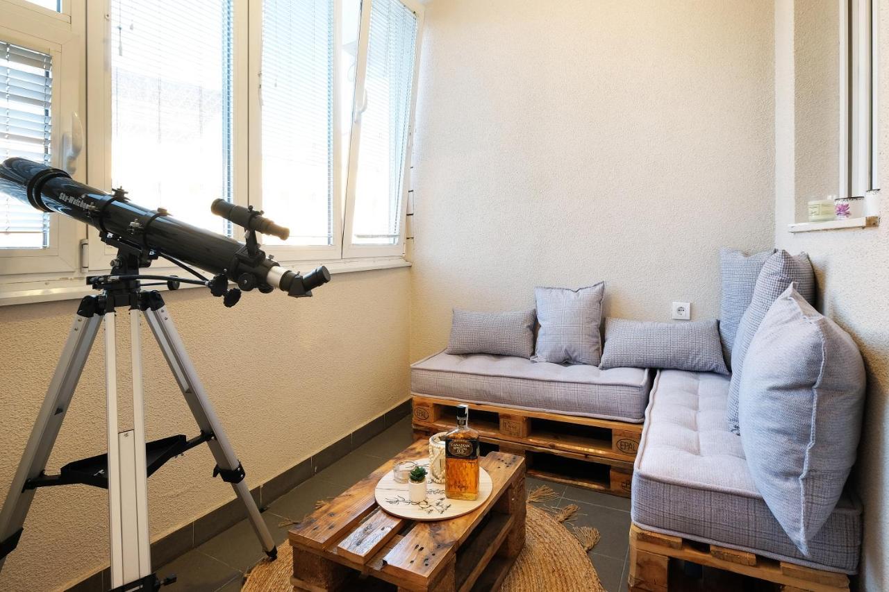 Sky City View Apartment & Big Terrace Beograd Eksteriør bilde