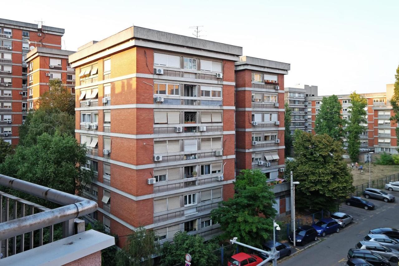 Sky City View Apartment & Big Terrace Beograd Eksteriør bilde